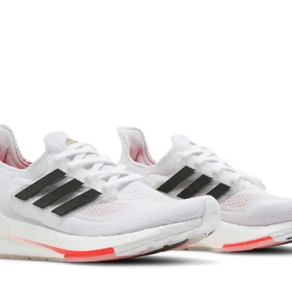 Adidas ultraboost White and Black Running Shoes